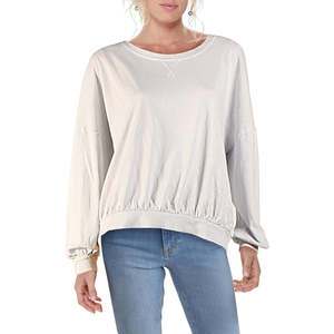 T-shirt da donna Free People 213 viola, 100% cotone, vestibilità slim, stile grazioso, taglie XXS XS XL 4XL, tessuto a maglia traspirante - Product Image 1