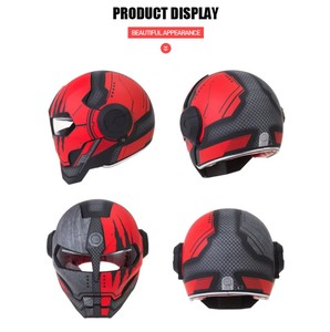 Casco de Motocicleta y Bicicleta con Diseño Redondo Ovalado y Multicolor, Estilo ABS+PC - Product Image 2