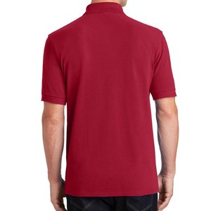 Novedad de verano, polos de manga corta para hombre, ropa de trabajo de Color sólido, Camiseta de algodón, jersey de solapa informal, ropa, Tops, azul y blanco - Product Image 3