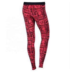 Pantalon de Yoga d'entraînement de sport taille haute personnalisé pour femmes collants de Fitness de gymnastique doux Leggings à séchage rapide Style décontracté en gros - Product Image 3