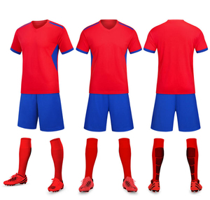 2025 Nueva venta al por mayor de ropa de fútbol personalizada para hombres en blanco fabricante de camisetas de fútbol conjuntos de equipos juveniles uniformes de fútbol - Product Image 3