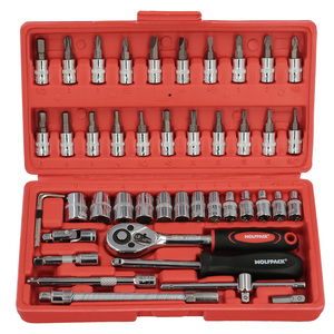 Set di Chiavi a Bussola e Punte da 1/4" 46 Pezzi - Product Image 1