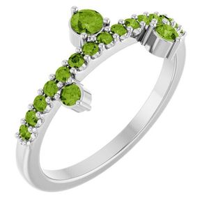 Anillo de Compromiso Stuller de 14KW con Acentos, Modelo 72449:156P - Product Image 1