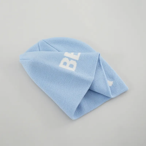 Haute qualité Streetwear hiver Jacquard Satin doublé hommes Skully bonnets logo personnalisé tricoté bonnets chapeau hiver chaud soie doublé - Product Image 3