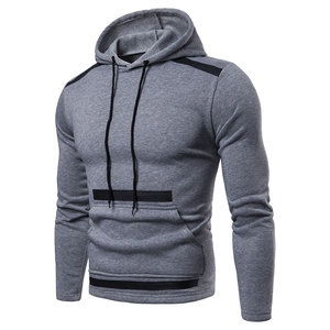 2025 nouveau gros hommes confortable personnalisé Top Design pull à capuche couleur unie Slim Fit Street Wear pour l'hiver - Product Image 1