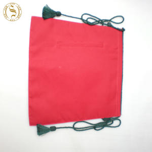 Haute qualité maçonnique bleu officiers Regalia ensemble personnalisé OEM Logo brodé tablier collier Nickel laiton matériel en gros - Product Image 5