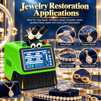 Soudeuse laser YAG 60W pour bijoux, machine de soudage par points de bureau pour la restauration de bijoux, système de réparation de précision avec microscope