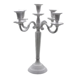 Bougeoir décoratif en métal de noël support de bougie de couleur noire mate pour le décor de mariage et de salon fait à la main en vrac - Product Image 4