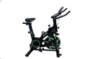 Vélo d'exercice d'intérieur à <span class=keywords><strong>cadre</strong></span> en acier avec ordinateur de bord pour entraînement cardio, vélo de spinning avec volant d'inertie de 6 à 10 kg pour la perte de poids - Product Image 2