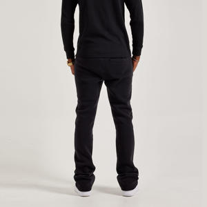 กางเกงจ็อกเกอร์เอวสูงของผู้ชายปักโลโก้แบบลำลองกางเกงวอร์มแถบด้านข้างพร้อมเชือกสำหรับผู้ชาย - Product Image 3