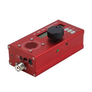 <strong>USDR</strong>/USDX HF QRP SDR Transceiver SSB/CW Transceiver 8-Band 5W Ham Radio Red Shell with Handheld Mic - Product Image 6
