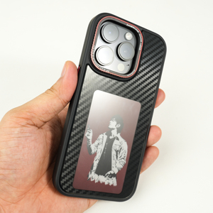 E Ink Trường Hợp Thông Minh Bìa Iphone Trường Hợp 3 Màu Sắc Tùy Chỉnh Điện Thoại Di Động Trường Hợp Khung Hợp Kim Titan 3x Bảo Vệ Cho Iphone 13 14 Promax - Product Image 5