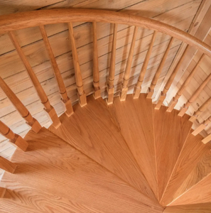 Peldaños de Escalera en Espiral Hechos a Mano (Balau Sólido) - Product Image 4