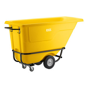 ลาเว็กซ์ รถบรรทุกแบบเอียงได้สำหรับงานหนัก สีดำ ขนาด 0.5 คิวบิกยาร์ด / รถเข็นขยะ (850 ปอนด์) ความจุ) - Product Image 2