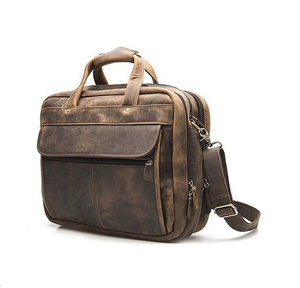 Maletín de cuero para hombre, bolso para portátil, bandolera, Cartera de cuero para mujer, corazón de Luna hecho en Pakistán - Product Image 6