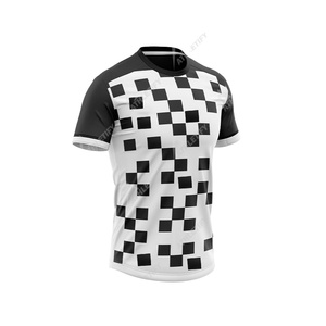 Camisetas de Fútbol Personalizadas con Logotipo para Hombre, 100% Poliéster, Impresión Sublimada, Manga Corta, Transpirables, Protección UV, Certificación SEDEX - Product Image 1
