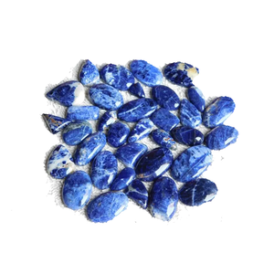 Haute qualité pierre naturelle Sodalite cristal mélange forme lâche pierres précieuses Cabochon cristal pierres précieuses toutes formes Cabochon grossiste - Product Image 4