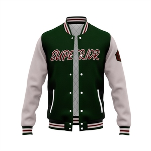 Blouson universitaire en laine pour homme, personnalisable, de haute qualité, directement du fabricant, léger pour l'hiver, service OEM, design Letterman, chauffant - Product Image 2