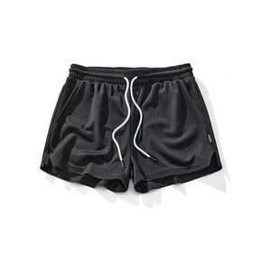 2025 hommes séchage rapide maille sport Shorts taille élastique Joggers Fitness athlétique entraînement Gym Shorts plaine teint Technique - Product Image 5