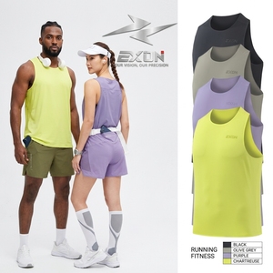 Vêtements de sport respirants et élastiques EXON pour la remise en forme, séchage rapide, combinaison d'entraînement sans manches pour hommes avec technologie Dri Fit pour l'entraînement - Product Image 1