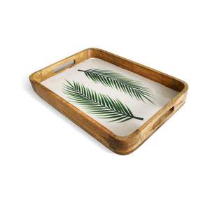 Plateau de service en bois émaillé de qualité alimentaire Vaisselle de cuisine fiable - Product Image 1