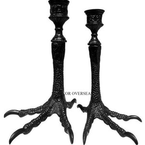 Rustic Vintage Art Inpired Designer Brass Antique Finished Heavy Duty Metal Wedding & Events Table Centerpiece Candle Holder - Product Image 5