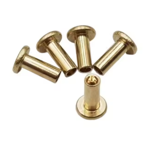 Remache semitubular de cabeza plana de alta calidad, 3mm 4mm, de cobre, latón, níquel y estaño H59 H62 - Product Image 1