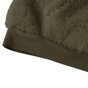 Los más vendidos de los hombres Sherpa Athletic Hoodie Heavyweight Fleece Outdoor Sudadera Abrigo deportivo con bolsillo - Product Image 2