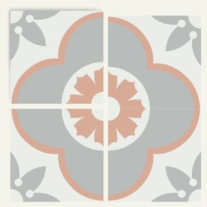 Carrelage en ciment 200x200mm, matériau en ciment naturel pour l'utilisation en revêtement de sol intérieur - Product Image 1