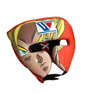 OEM Meilleures ventes Ensembles de boxe de combat professionnels animés en cuir véritable orange pour adultes Entraînement unisexe - Product Image 3