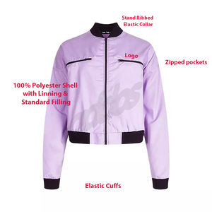 Blouson Bomber Femme Grande Taille Respirant Nouveau Style Streetwear Manches Longues Blouson Bomber Femme Respirant Séchage Rapide - Product Image 6