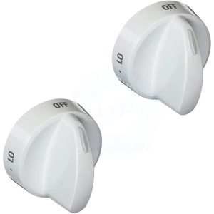 2 X 316442512 Surface Burner <b>Knob</b> for Household Use-Frigidaire for Kenmore Sears Range <b>Oven</b> Compatible - Product Image 1