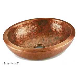 Lavabo de Cobre de Diseño de Lujo Martillado para Hoteles, Casas y Villas, Decoración de Baños, Lavabo de Cobre de Forma Rectangular - Product Image 3