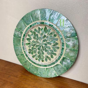 BEST SELLER New Product Mother of Pearl Round <b>Placemats</b> For Party Modern Style Decoration <b>Placemats</b> For Dinner From Vietnam - Product Image 2