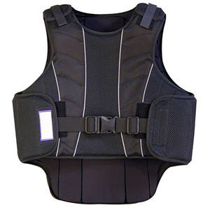 Chaleco de seguridad para montar a caballo ligero para hombres y mujeres, cómodo, transpirable, de nailon y poliéster, diseñado - Product Image 4