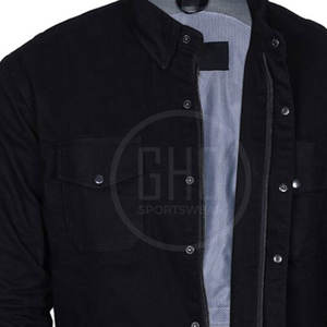 Best Material Men's Motorbike Flannel <b>Shirt</b> High Quality Factory Direct Custom Blank-Plus Size Breathable Cotton <b>Wool</b> - Product Image 6