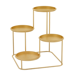 AK laiton grand métal laiton jardinières Pot plante support étagère pour jardin grand support de plante - Product Image 3