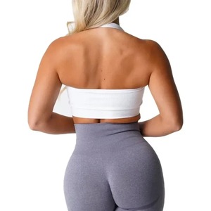Sujetador sin costuras Spandex Mujer Fitness Elástico Transpirable Aumento de senos Ocio Ropa interior deportiva - Product Image 4
