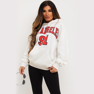 Sports <b>Gym</b> Heavy Weight 500 GSM Causal Wear <b>Hoodie</b> and Sweatshirts <b>for</b> Women's Long Sleeve Cotton Screen Printed <b>Hoodie</b> - Product Image 1