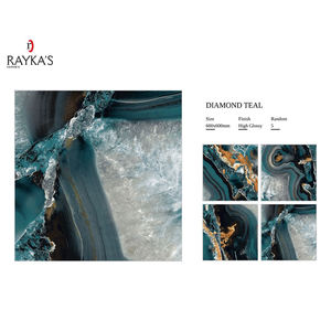 Vente chaude 600x600mm Carreaux de sol en porcelaine émaillée moderne 5mm d'épaisseur pour hall d'hôtel et décor de salon - Product Image 1