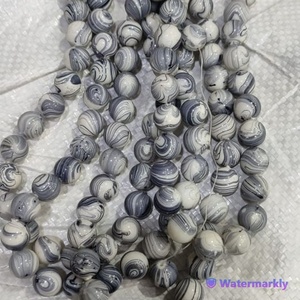 Meilleur prix de gros perles de verre lampworked grand trou taille Chevron perles d'os de Murano et résine-divers styles et couleurs - Product Image 6