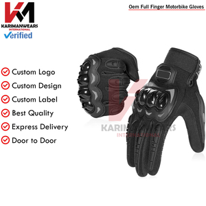 Guantes de Motociclismo Estilo Táctico con Protección Reforzada en los Nudillos, Anti-Impactos, Resistentes a los Golpes, Equipo de Protección Completo para Motociclistas - Product Image 2
