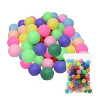 Balles de tennis de table multicolores 40 mm, promotion, cadeau, pour enfants et étudiants