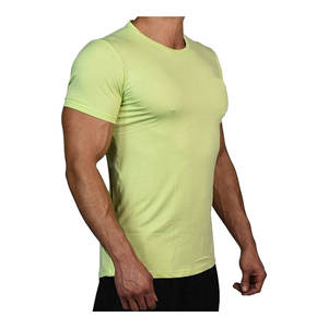 Camisetas de algodón 100% personalizadas de alta calidad para hombre, ropa deportiva y de gimnasio, camiseta teñida Lisa para hombre, estampado holgado - Product Image 4