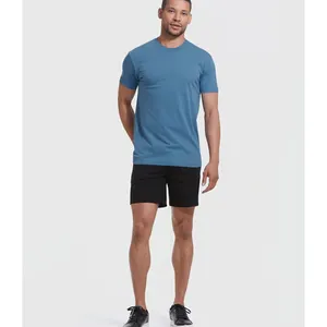 Men's Ice Silk Short Sleeve Summer Speed Slim Fit T Shirts Jersey S/S T-shirt Softstyle T-Shirt Undershirt