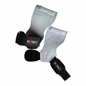 Empuñaduras de levantamiento de pesas antideslizantes ajustables, correas de ganchos de goma para pesas de peso muerto, empuñaduras de mano de entrenamiento de fuerza con logotipo personalizado - Product Image 1