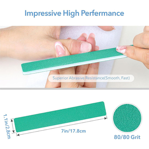 Lime à ongles miniature de qualité supérieure avec double face, motif droit, réutilisable, en acier inoxydable, pour un façonnage professionnel des ongles, bords lisses - Product Image 5