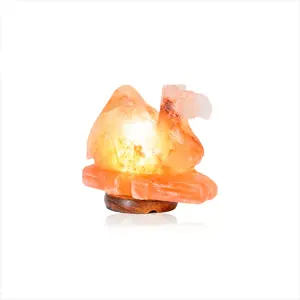 โคมไฟเกลือหิมาลายันทรงอูฐแบบปรับขนาดได้โคมไฟเกลือหิมาลายันสำหรับตกแต่งบ้านโคมไฟเกลือหิมาลัย - Product Image 5