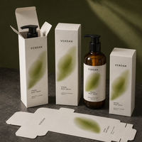 Caja de Embalaje Personalizada para Botellas de Gel de Ducha, Cartón Plegable Impreso para Limpiador con Bomba de 300 ml, Marca Privada, Fabricante OEM ODM