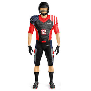 Design unique Vêtements de sport pour jeunes Impression par transfert de chaleur Tops de football américain Maillot de football américain - Product Image 2